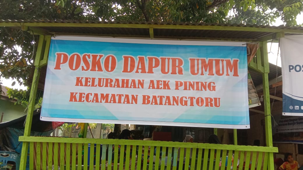 Serba serbi Kegiatan Posko Dapur Umum Aek Pining untuk Korban Banjir Batangtoru.